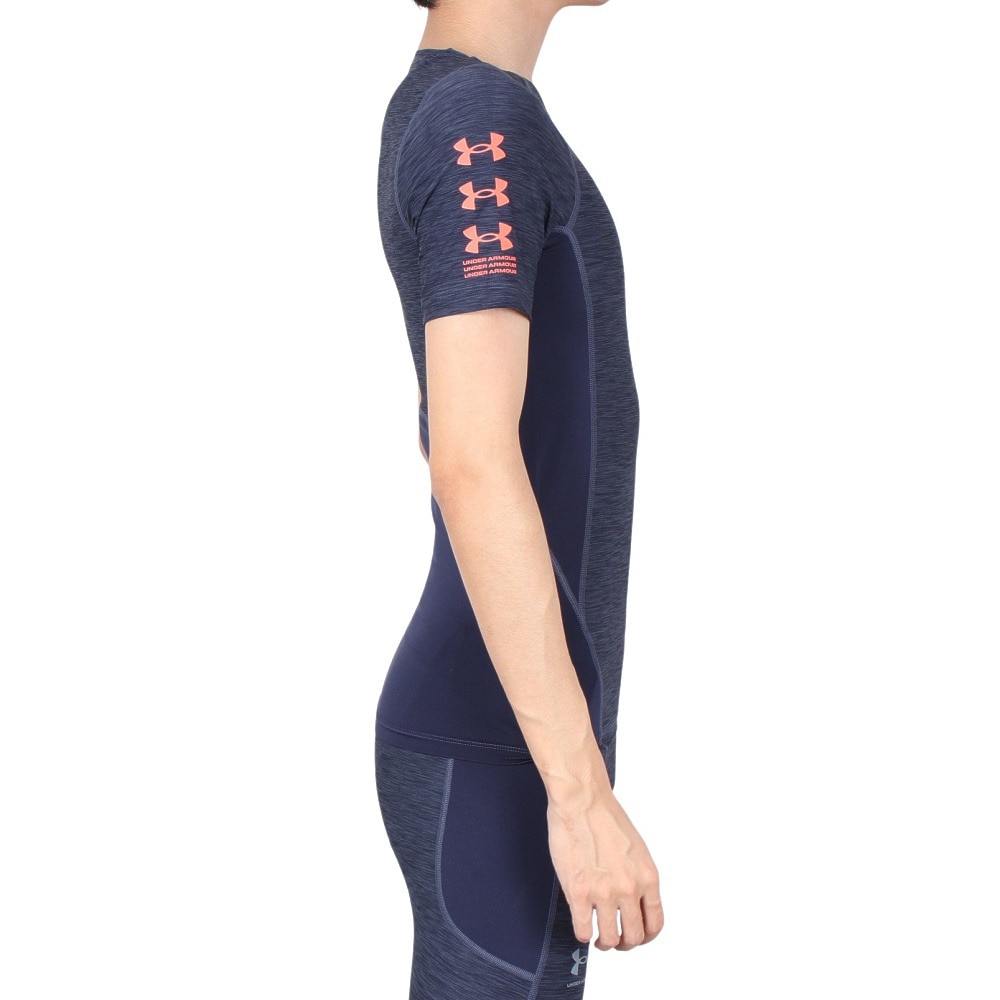 アンダーアーマー（UNDER ARMOUR）（メンズ）ヒートギアアーマー コンプレッション ノベルティ ショートスリーブ シャツ 1384789 044