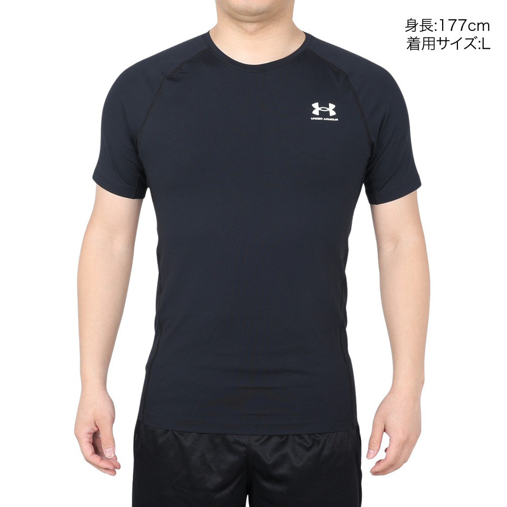 アンダーアーマー（UNDER ARMOUR）（メンズ）ヒートギア フィッティド ショートスリーブシャツ 1387941 001