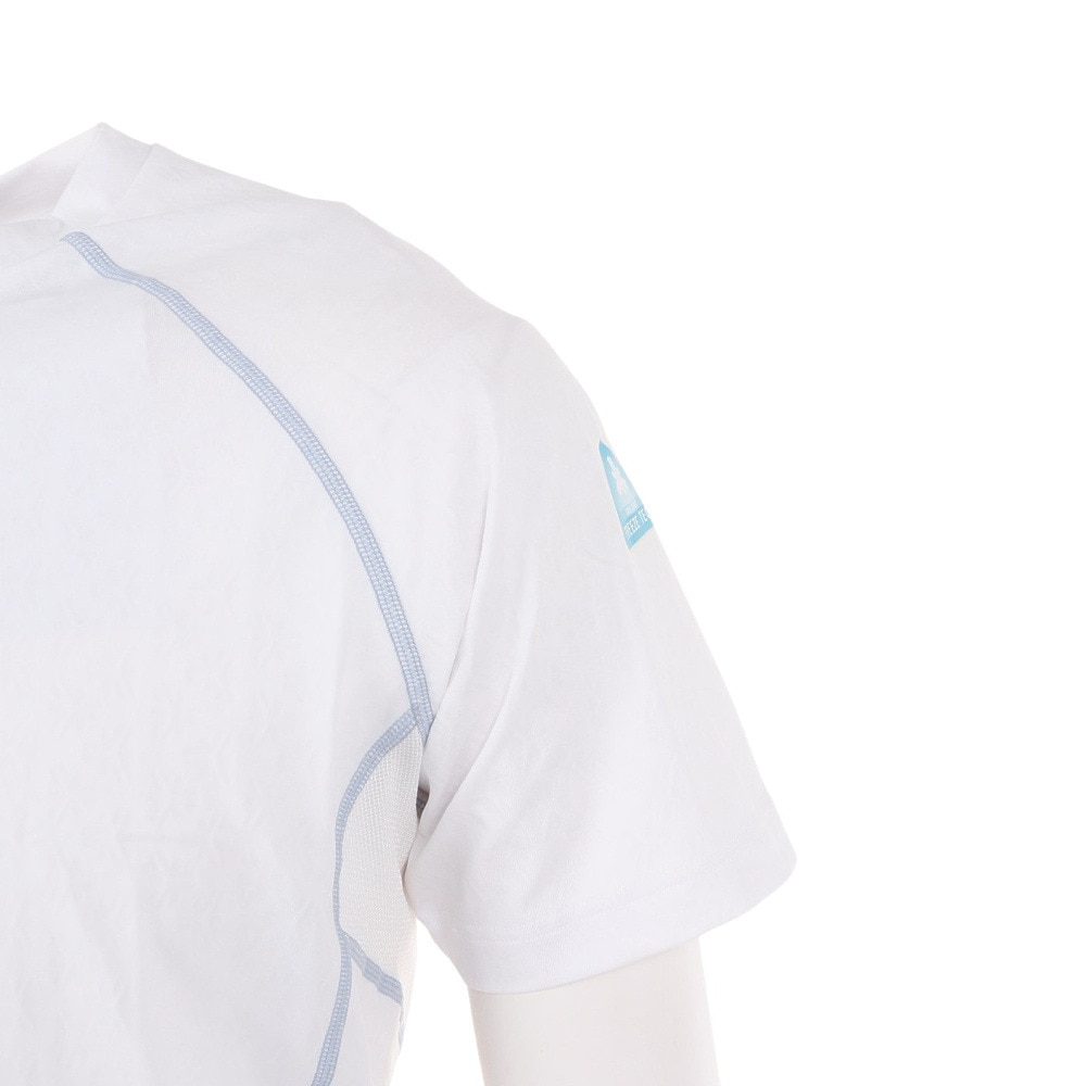 フリーズテック（FREEZE TECH）（メンズ、レディース）tシャツ 氷撃 吸水速乾 抗菌防臭 uv ホワイト 白 氷撃インナー 半袖Tシャツ シロ 25153383