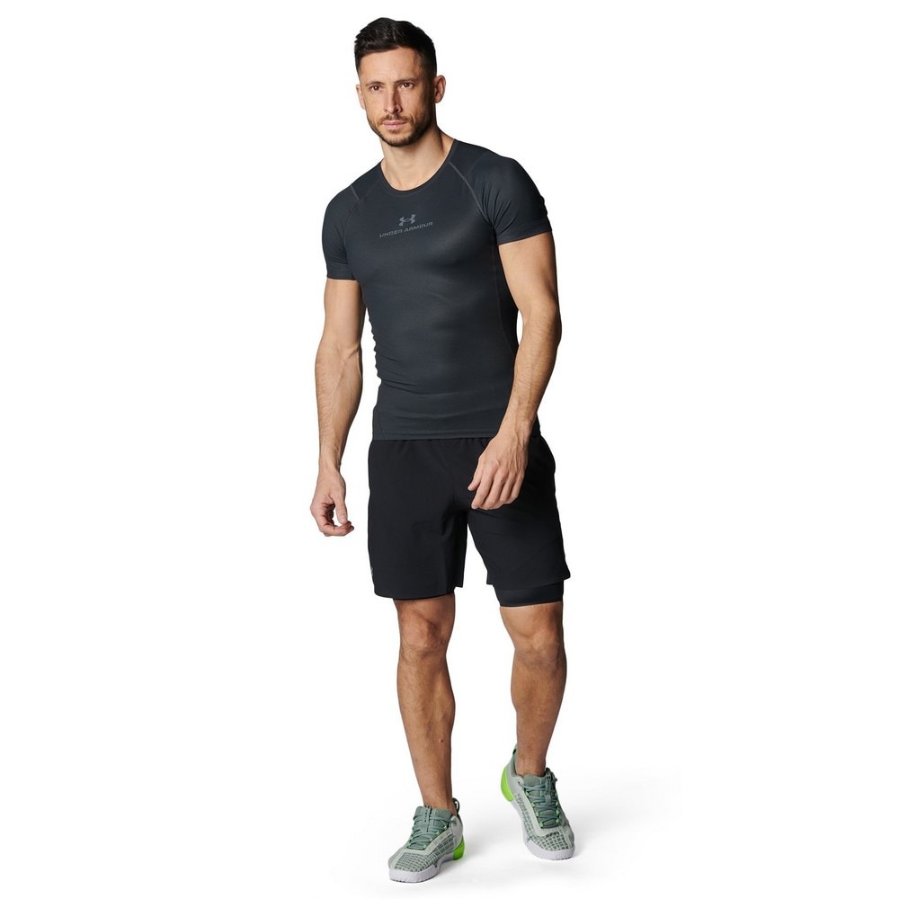 アンダーアーマー（UNDER ARMOUR）（メンズ）アイソチル ベント コンプレッション ショートスリーブシャツ 6001532 016