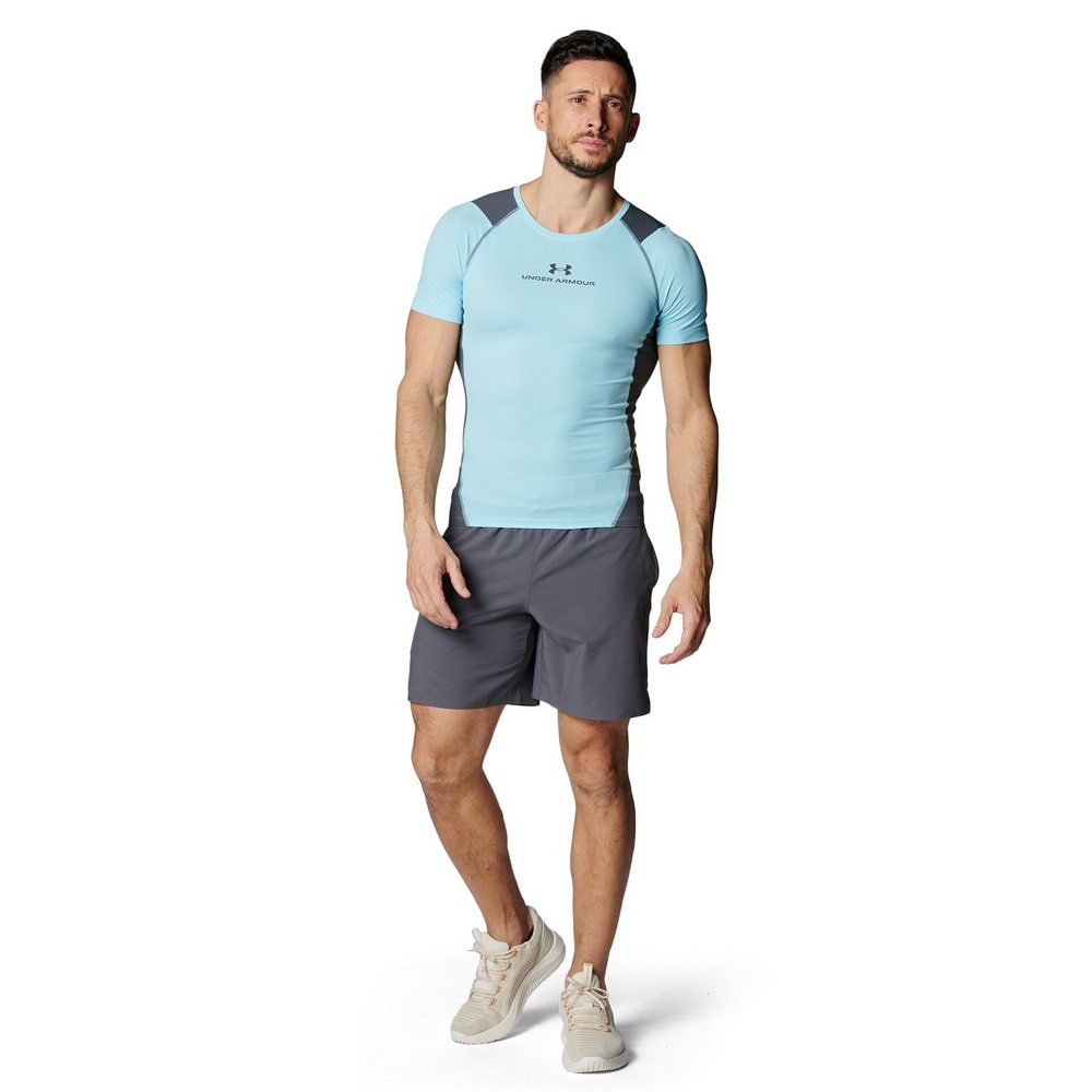 アンダーアーマー（UNDER ARMOUR）（メンズ）アイソチル ベント コンプレッション ショートスリーブシャツ 6001532 494