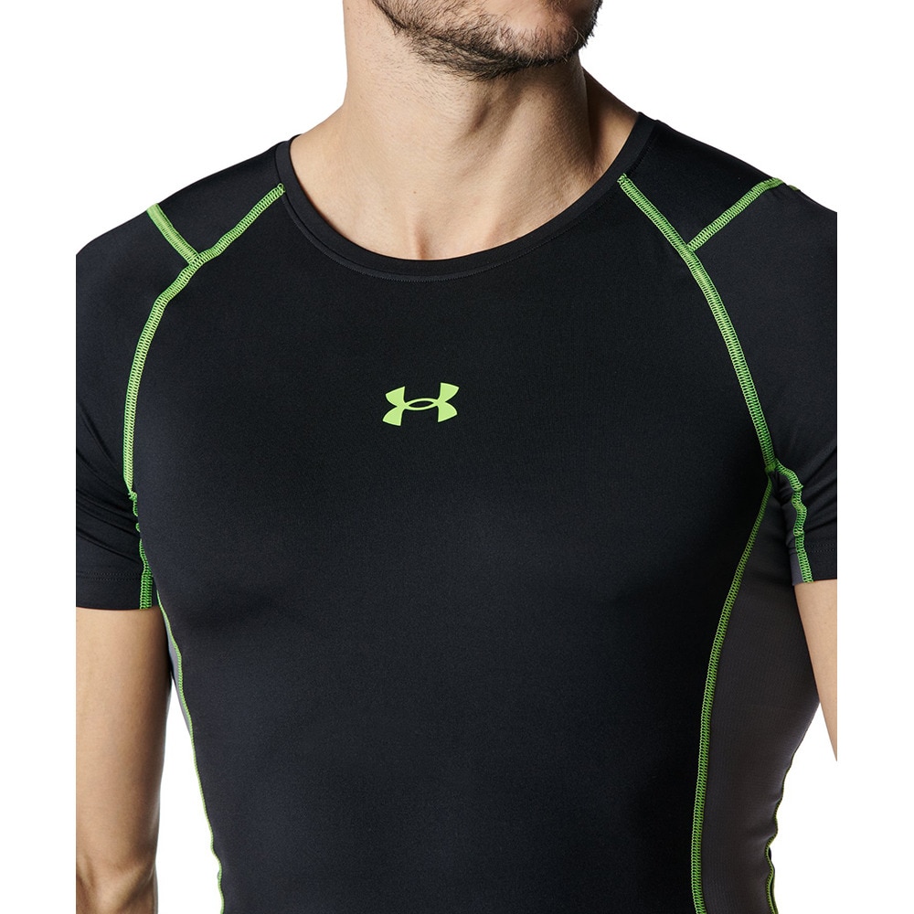 アンダーアーマー（UNDER ARMOUR）（メンズ）ヒートギアアーマー コンプレッション ノベルティ ショートスリーブ シャツ 6001536 001