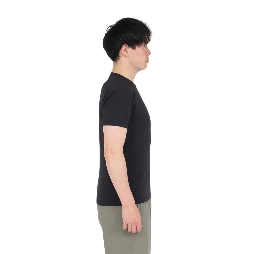 デュアリグ（DUARIG）（メンズ）ドライプラス LOOSE クルーネック 半袖Tシャツ 5S0009-AHET-786TNR BLK