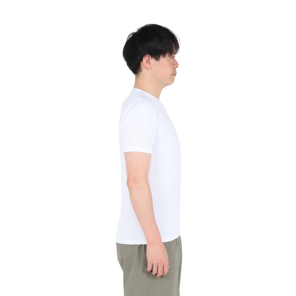 デュアリグ（DUARIG）（メンズ）ドライプラス LOOSE クルーネック 半袖Tシャツ 5S0009-AHET-786TNR WHT