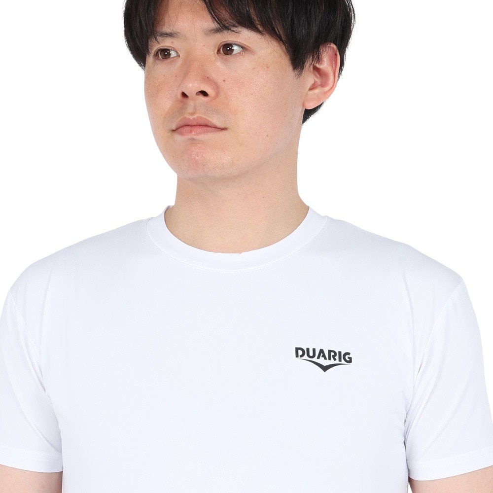 デュアリグ（DUARIG）（メンズ）ドライプラス LOOSE クルーネック 半袖Tシャツ 5S0009-AHET-786TNR WHT