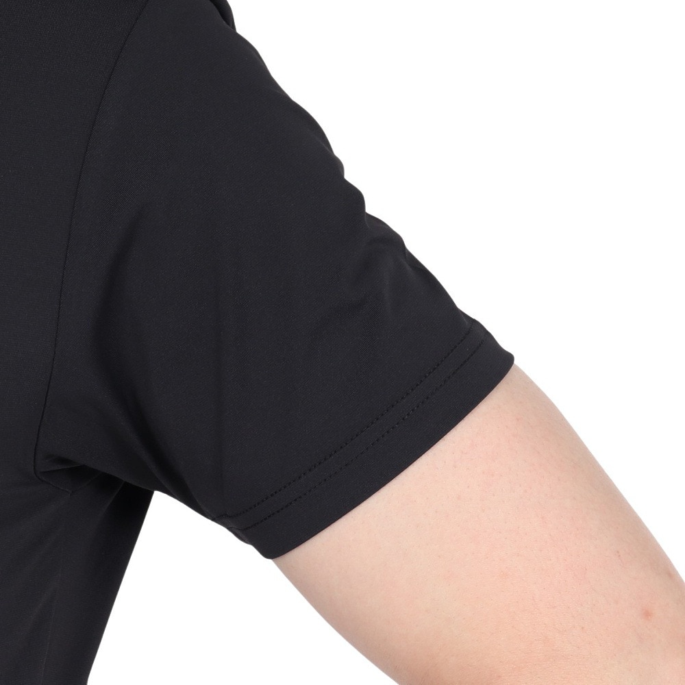 デュアリグ（DUARIG）（メンズ）ドライプラス LOOSE モックネック 半袖Tシャツ 5S0011-AHET-786TNR BLK