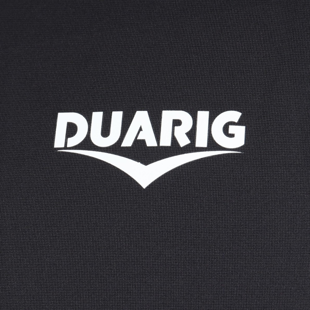 デュアリグ（DUARIG）（メンズ）ドライプラス LOOSE モックネック 半袖Tシャツ 5S0011-AHET-786TNR BLK