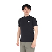(メンズ)ドライプラス LOOSE モックネック 半袖Tシャツ 5S0011-AHET-786TNR BLK