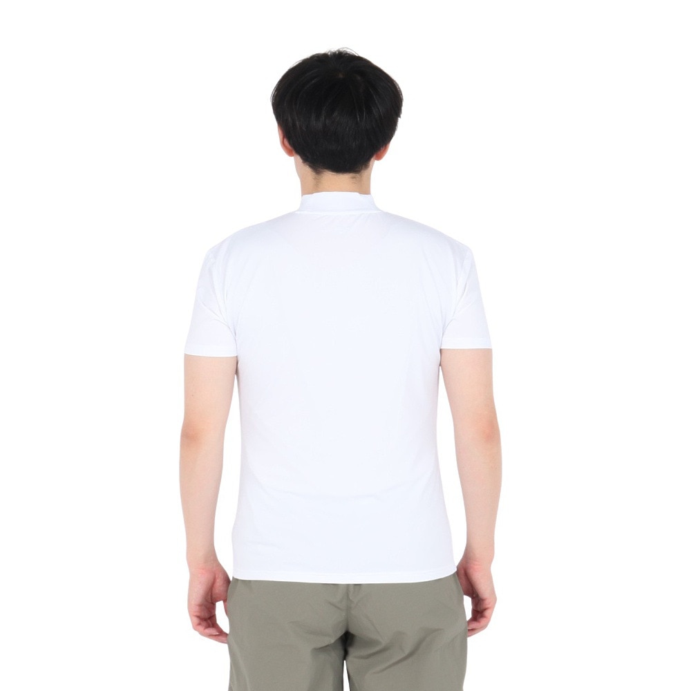 デュアリグ（DUARIG）（メンズ）ドライプラス LOOSE モックネック 半袖シャツ 5S0011-AHET-786TNR WHT