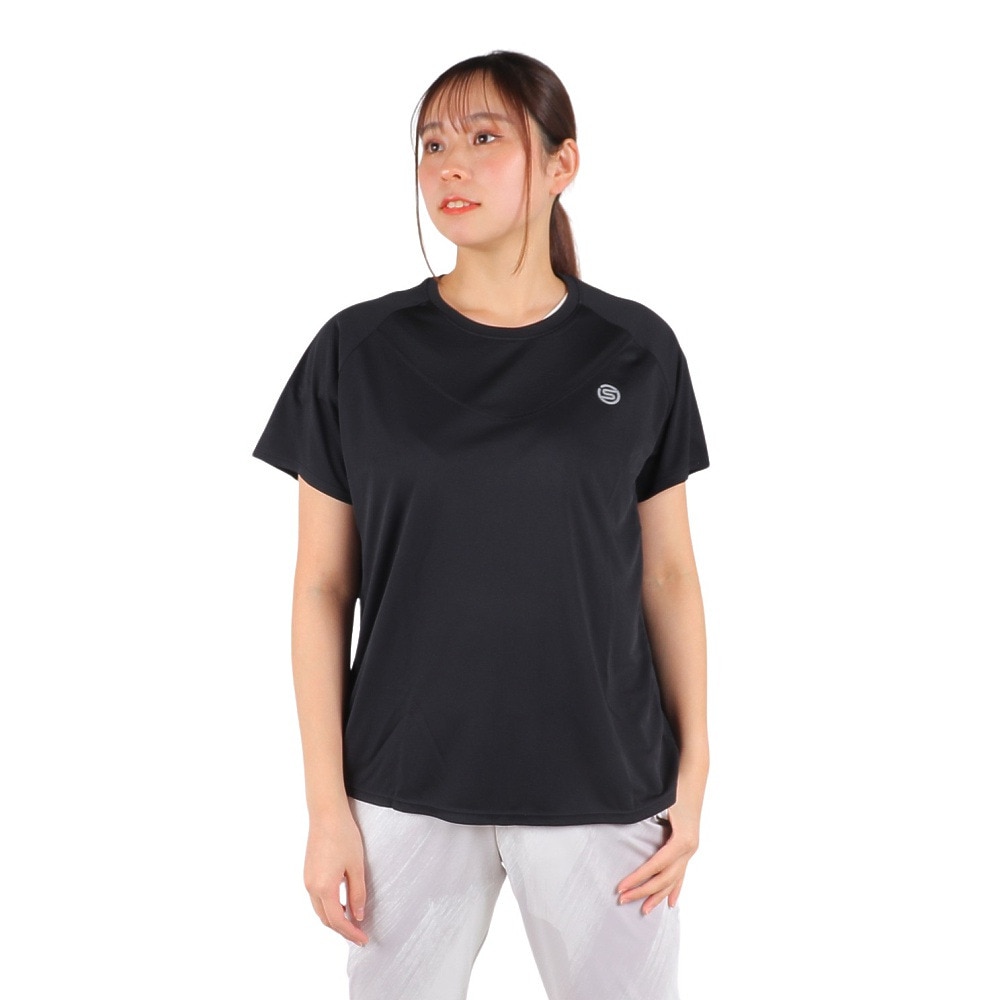 スキンズ（SKINS）（レディース）半袖Tシャツ レディース 3 ウイメンズ ショートスリーブ 182-20345-019