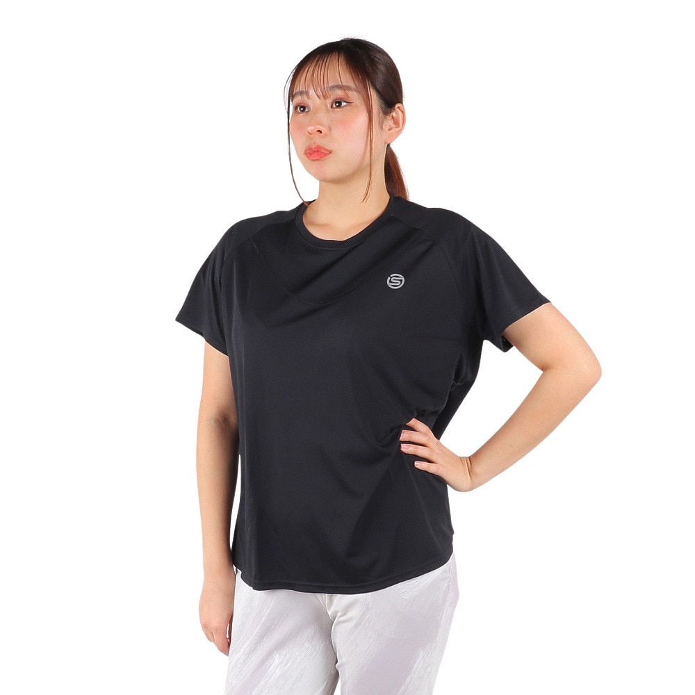 スキンズ（SKINS）（レディース）半袖Tシャツ レディース 3 ウイメンズ ショートスリーブ 182-20345-019