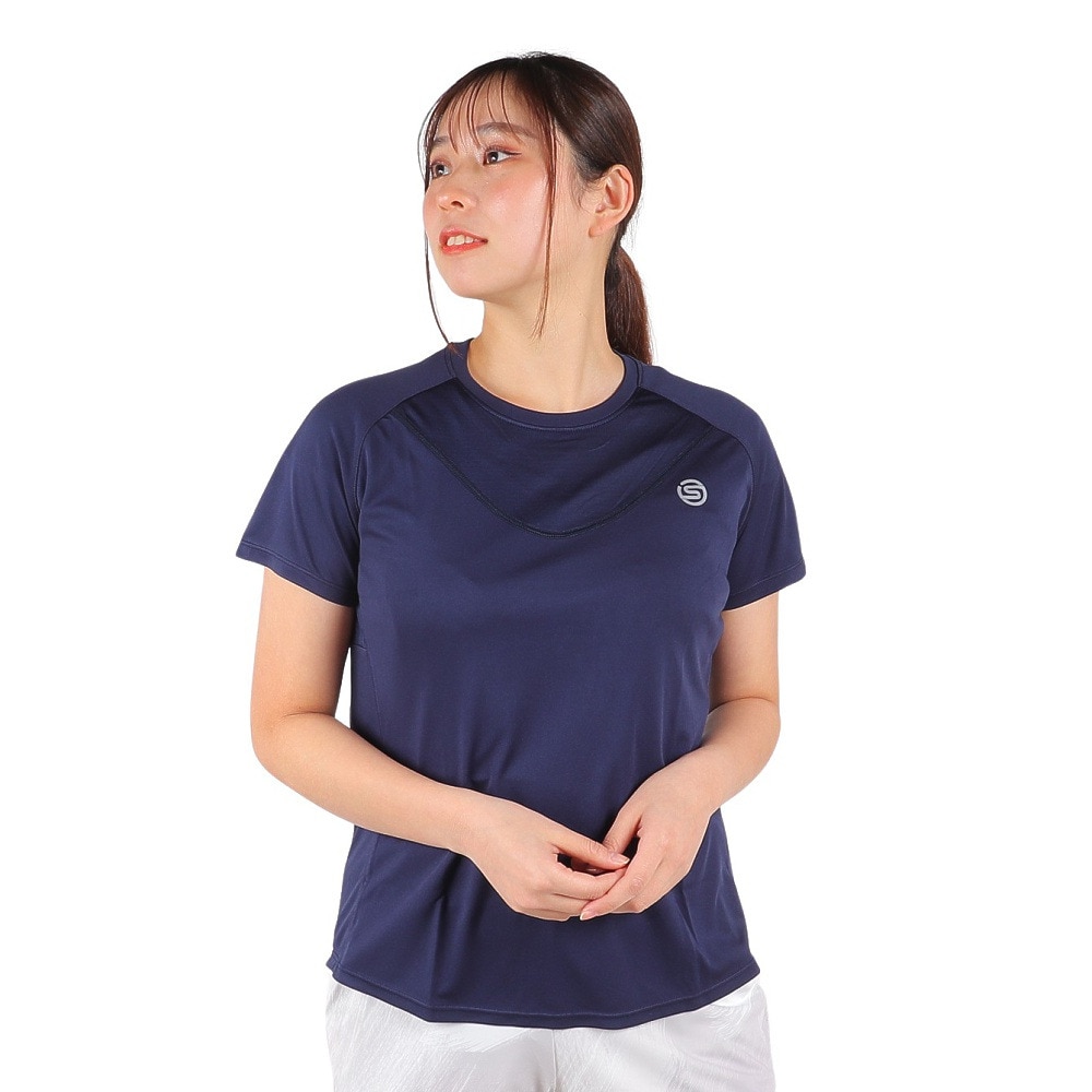 スキンズ（SKINS）（レディース）半袖Tシャツ レディース  182-20345-098