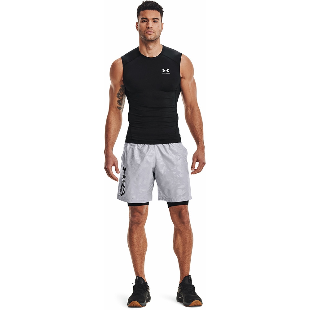アンダーアーマー（UNDER ARMOUR）（メンズ）ヒートギア 夏向け コンプレッション スリーブレス シャツ 1361522 001 速乾 タンクトップ
