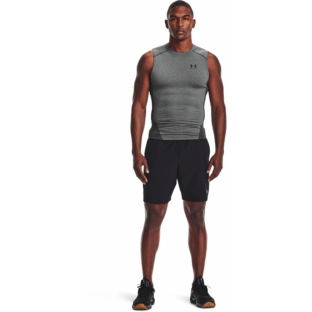 アンダーアーマー（UNDER ARMOUR）（メンズ）ヒートギア 夏向け コンプレッション スリーブレス シャツ 1361522 090 速乾 タンクトップ