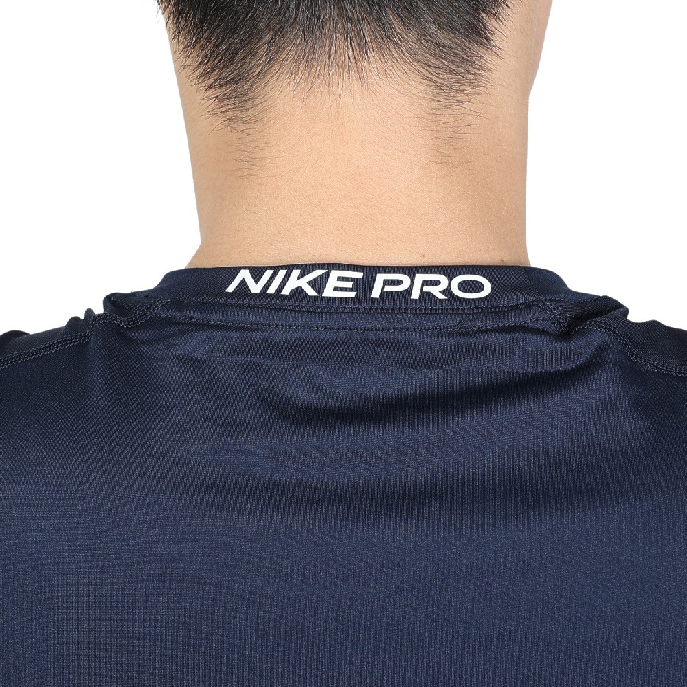 ナイキ（NIKE）（メンズ）タンクトップ 速乾 ネイビー ドライフィット ノースリーブ フィットネストップ FB7915-451