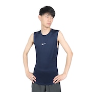 (メンズ)タンクトップ 速乾 ネイビー ドライフィット ノースリーブ フィットネストップ FB7915-451