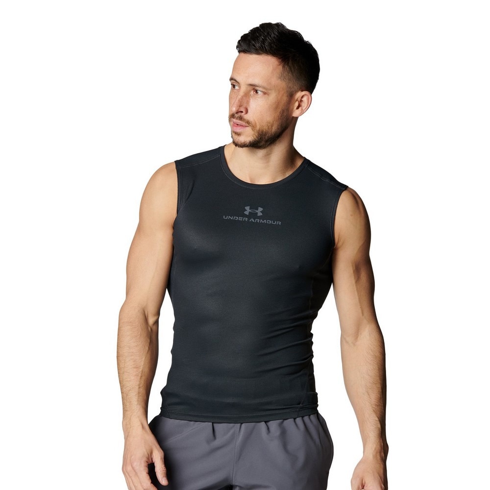 アンダーアーマー（UNDER ARMOUR）（メンズ）アイソチル ベント コンプレッション スリーブレスシャツ 6001531 016