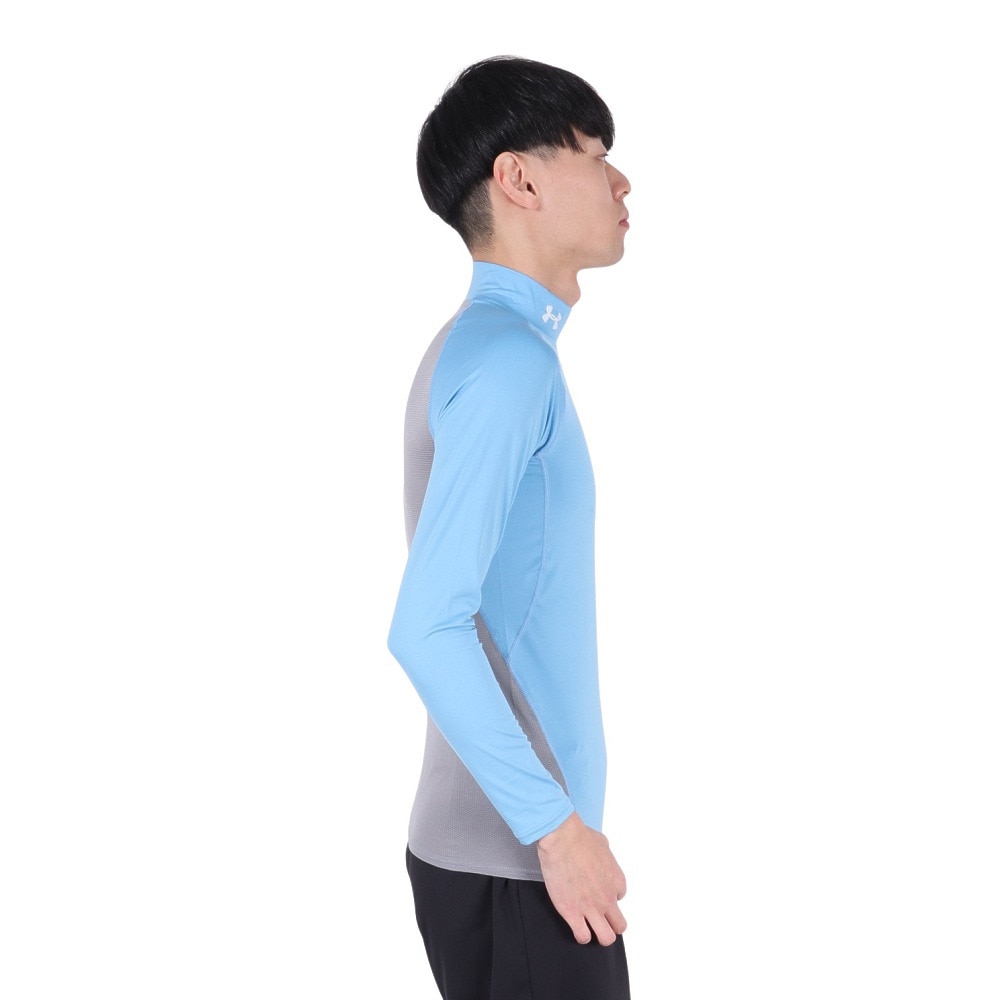 アンダーアーマー（UNDER ARMOUR）（メンズ）ヒートギア 長袖モックシャツ 1359035 136