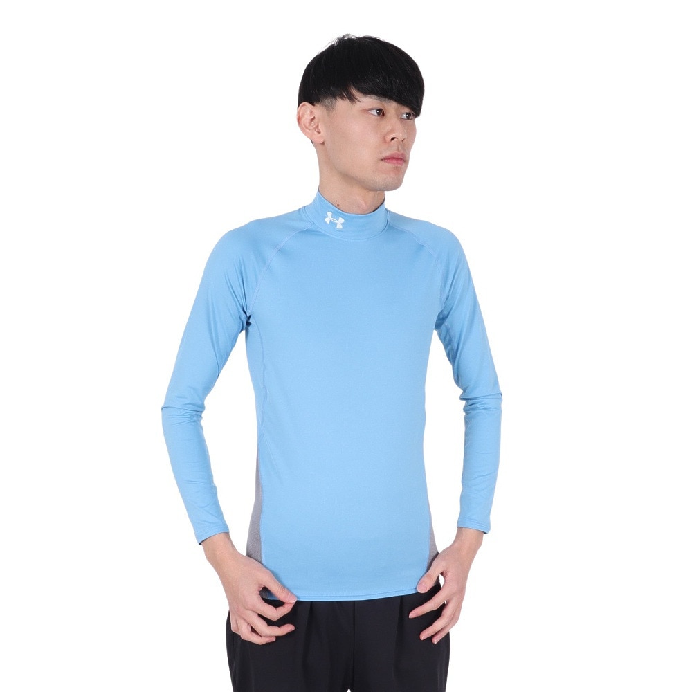 アンダーアーマー（UNDER ARMOUR）（メンズ）ヒートギア 長袖モックシャツ 1359035 136