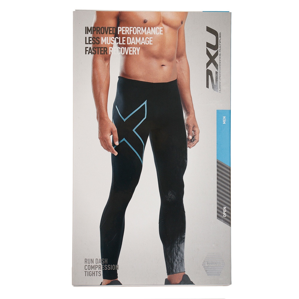 2XU ランダッシュコンプレッションタイツ MA6067B-BLK/SRFメンズ