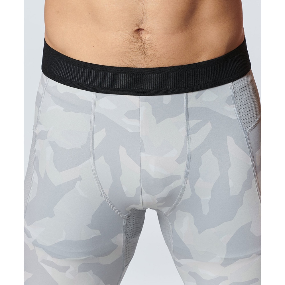 アンダーアーマー（UNDER ARMOUR）（メンズ）タイツ 抗菌防臭 ストレッチ グレー アイソチル ノベルティ レギンス 1384788 011