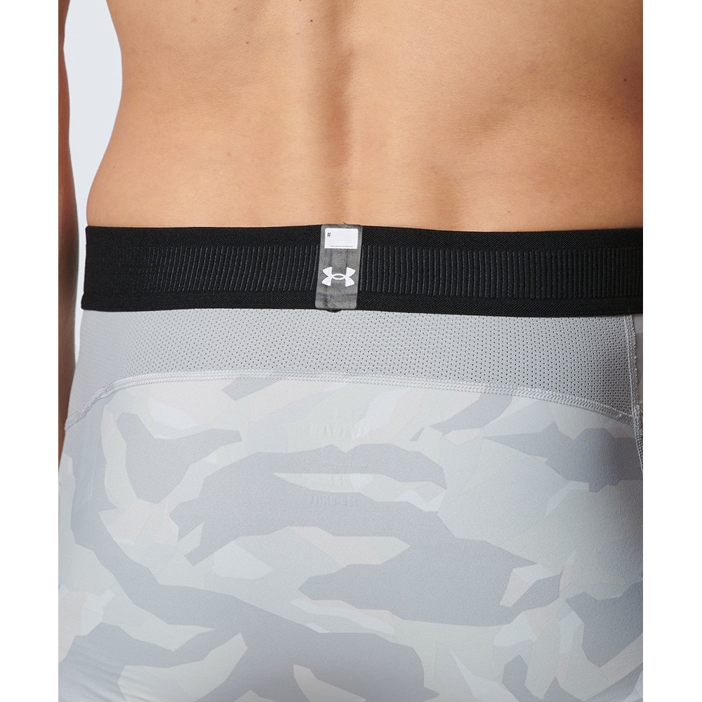 アンダーアーマー（UNDER ARMOUR）（メンズ）タイツ 抗菌防臭 ストレッチ グレー アイソチル ノベルティ レギンス 1384788 011