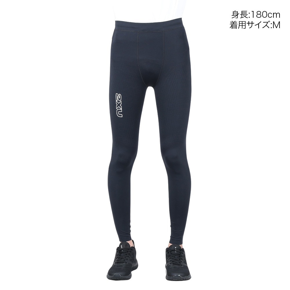 ツー・タイムズ・ユー（2XU）（メンズ）ライトスピード リアクト コンプレッション タイツ MA7049B-BLK/WRF