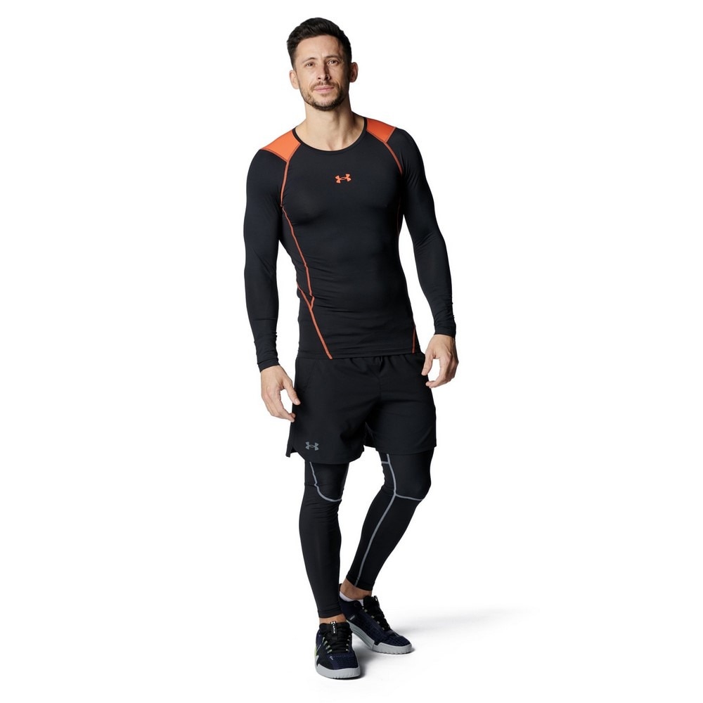 アンダーアーマー（UNDER ARMOUR）（メンズ）ヒートギア アーマー ノベルティ レギンス 6001539 002