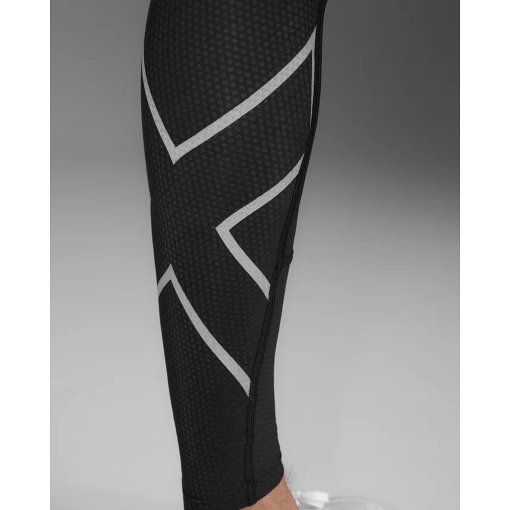 ツー・タイムズ・ユー（2XU）（メンズ）PWXエアロメッシュ コンプレッションタイツ MA7377B BLK/SRF