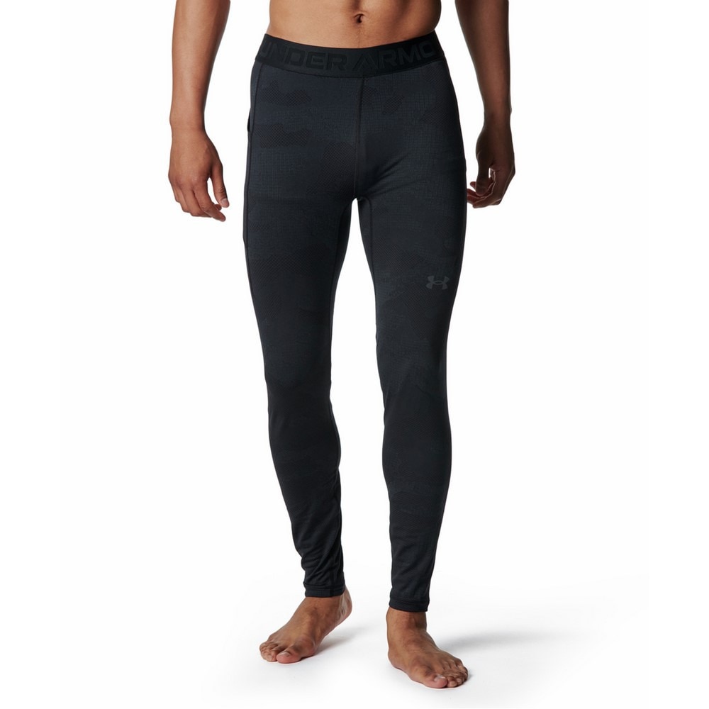 アンダーアーマー（UNDER ARMOUR）（メンズ）モチベート ジャカード レギンス 6007381 001