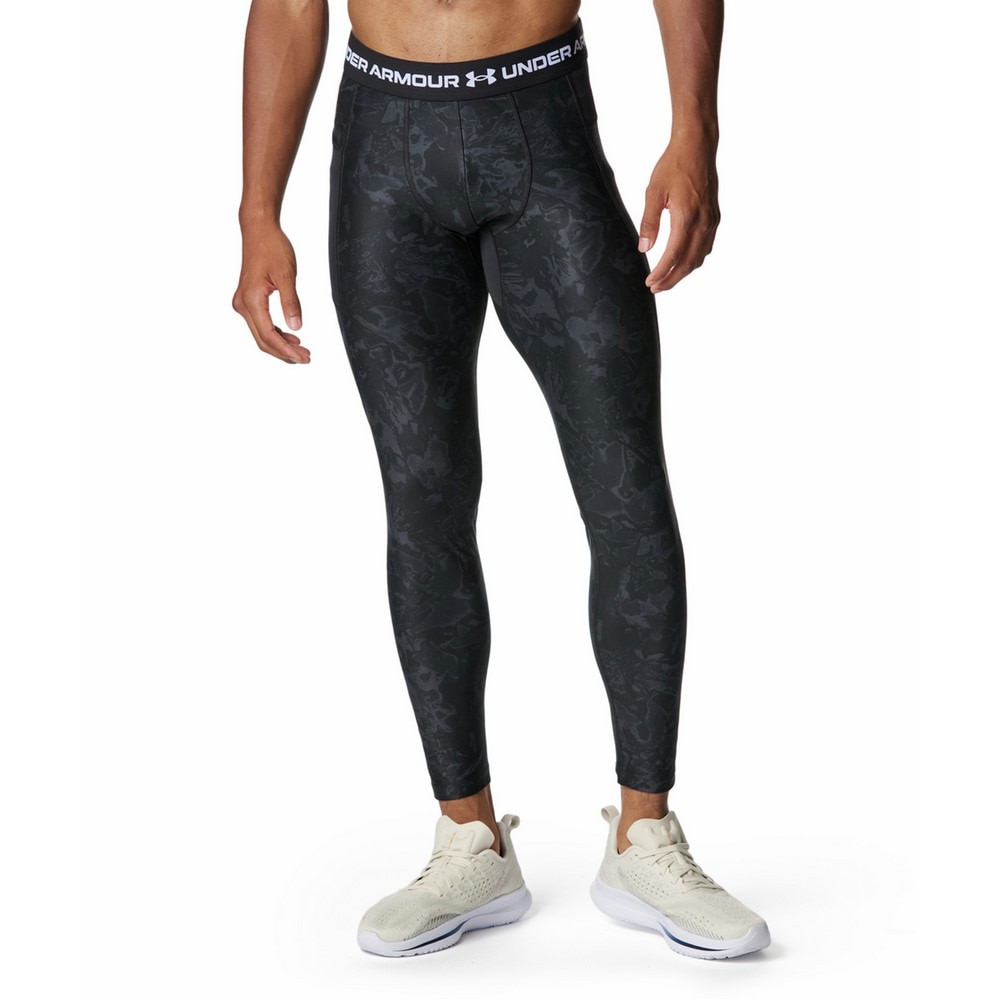 アンダーアーマー（UNDER ARMOUR）（メンズ）ヒートギア カモ レギンス 6007729 001