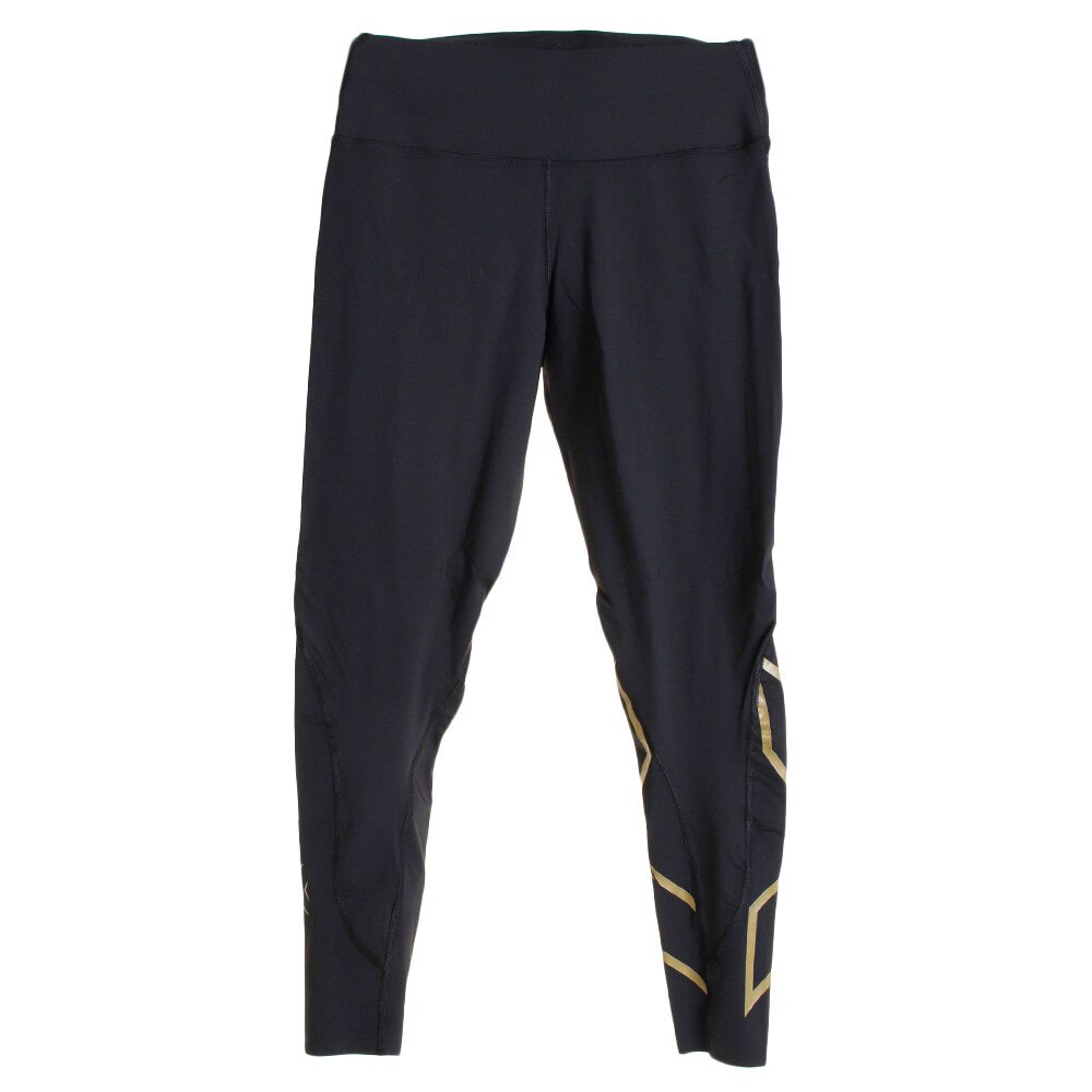 ツー・タイムズ・ユー（2XU）（レディース）MCSクロスミッドライズコンプタイツ WA5367B-BLK/GLD
