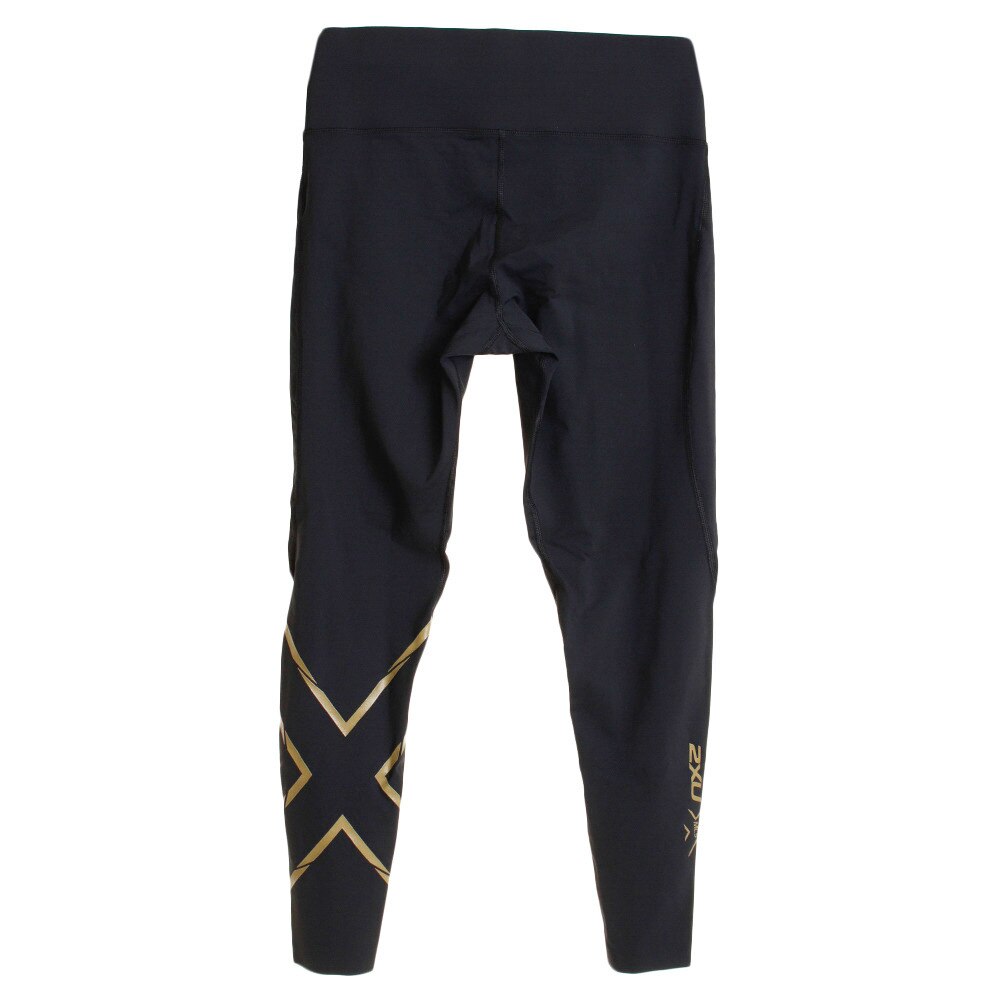 ツー・タイムズ・ユー（2XU）（レディース）MCSクロスミッドライズコンプタイツ WA5367B-BLK/GLD