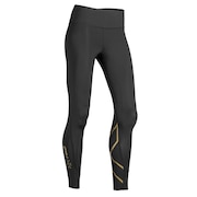 ツー・タイムズ・ユー（2XU）（レディース）MCSクロスミッドライズコンプタイツ WA5367B-BLK/GLD