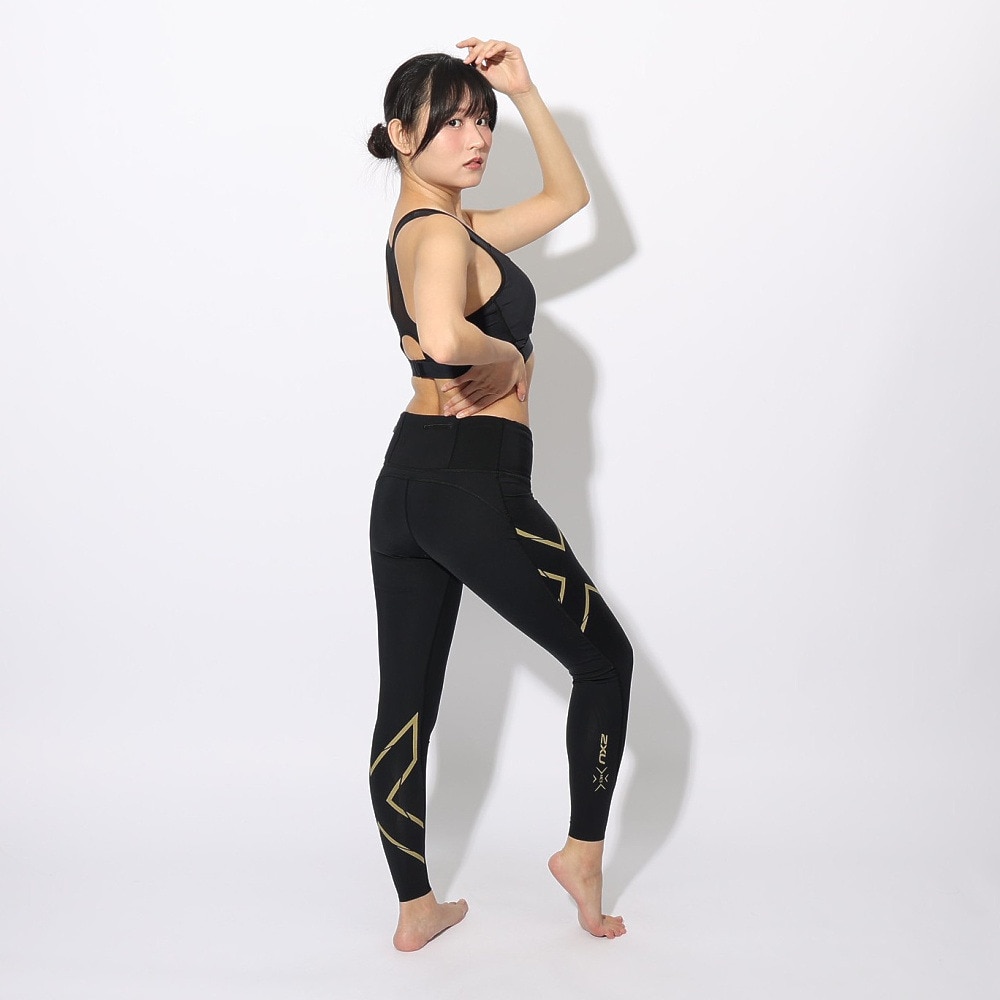 ツー・タイムズ・ユー（2XU）（レディース）ライトスピード MCS ミッドライズ コンプレッションタイツ WA6523B-BLK/GRF