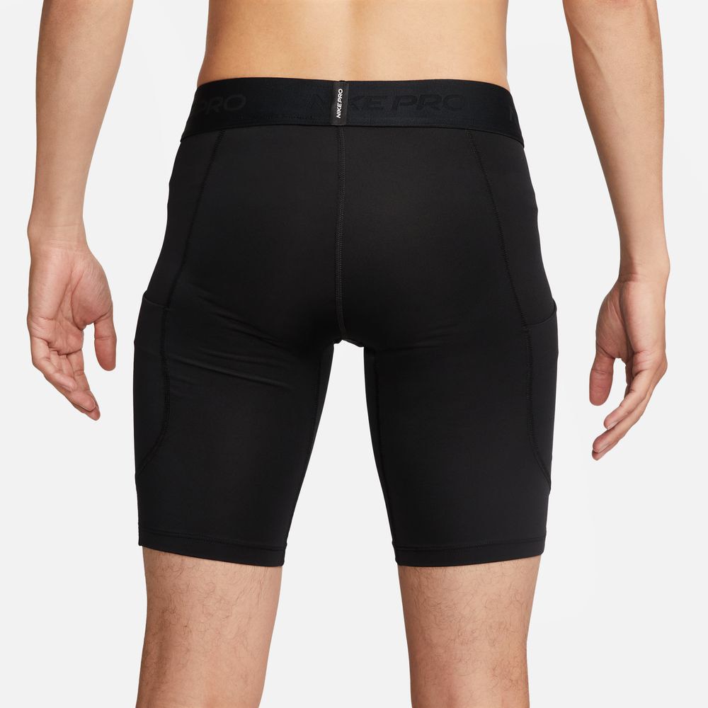 ナイキ（NIKE）（メンズ）タイツ ショート ストレッチ ポケット付き ブラック 黒 ドライフィット フィットネス FB7964-010