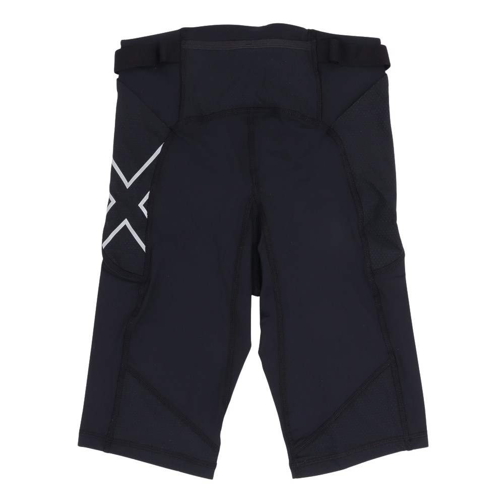 ツー・タイムズ・ユー（2XU）（メンズ）PWX エアロメッシュ コンプレッション ショート MA7374B-BLK/SRF
