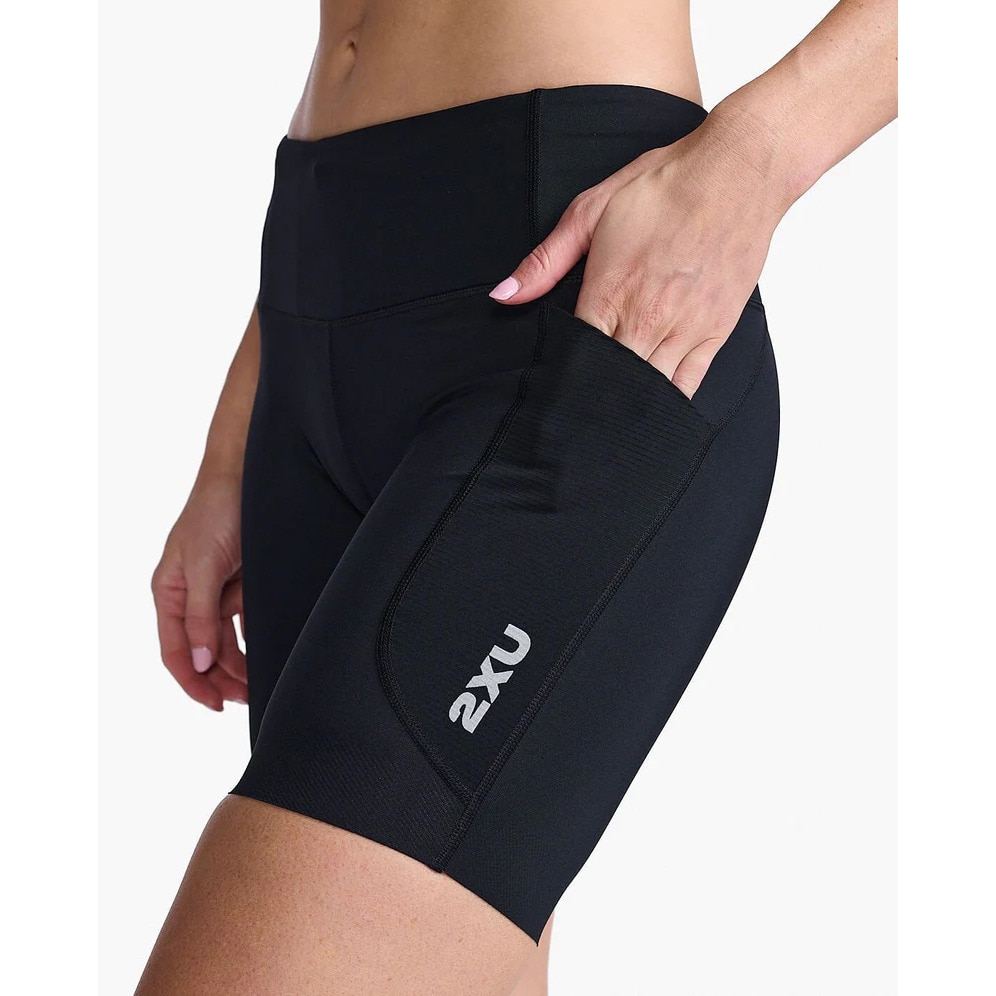 ツー・タイムズ・ユー（2XU）（レディース）パンツ エアロ ハイクショート WA6947B-BLK/SRF