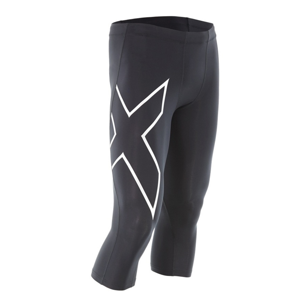 ２ＸＵ コンプレッション3/4タイツ MA3850B-BLK/SIL Ｓ 217 ウェア