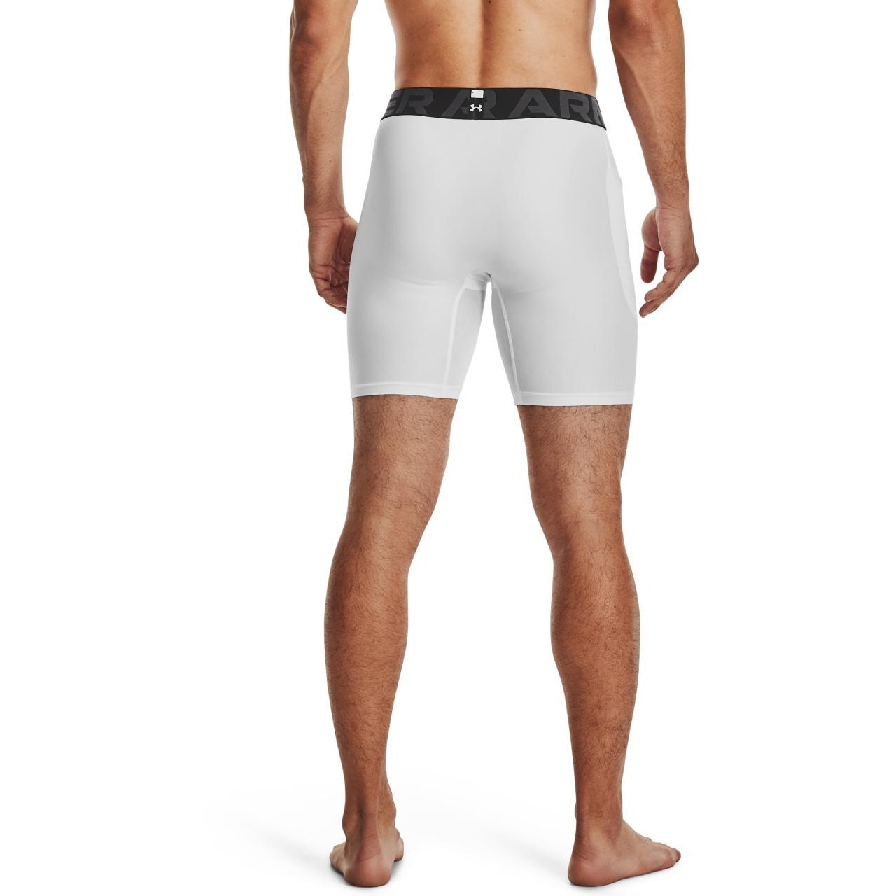 アンダーアーマー（UNDER ARMOUR）（メンズ）ヒートギア(夏向け) ショーツ 1361596 100 速乾 ホワイト