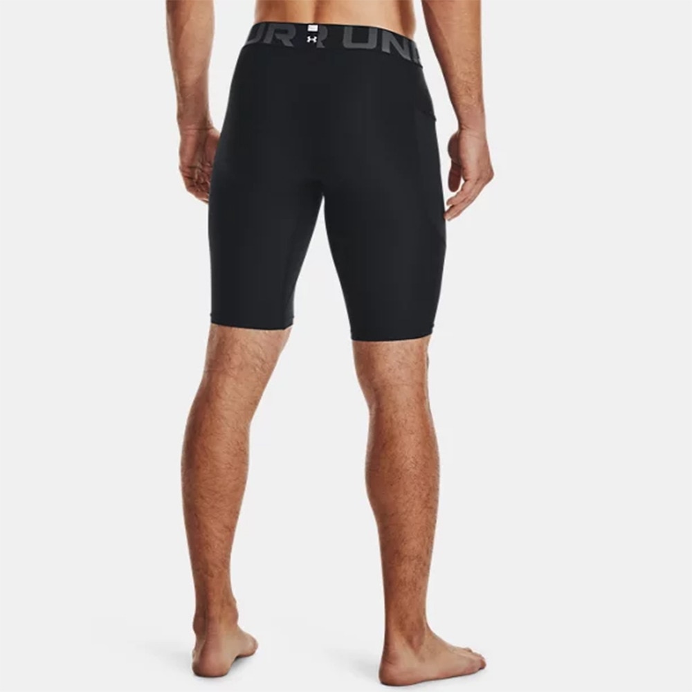アンダーアーマー（UNDER ARMOUR）（メンズ）ショートタイツ コンプレッション 速乾 防臭 ブラック 黒 ヒートギア(夏向け) ロング ショーツ 1361602 001