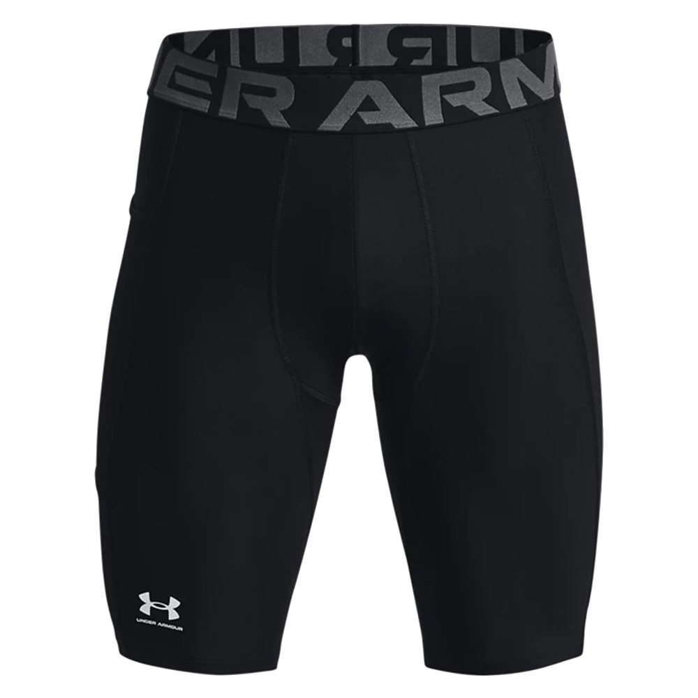 アンダーアーマー（UNDER ARMOUR）（メンズ）ショートタイツ コンプレッション 速乾 防臭 ブラック 黒 ヒートギア(夏向け) ロング ショーツ 1361602 001
