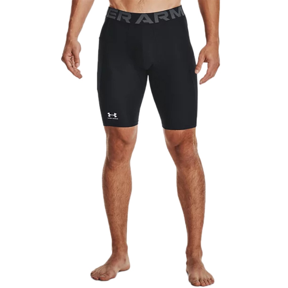 アンダーアーマー（UNDER ARMOUR）（メンズ）ショートタイツ コンプレッション 速乾 防臭 ブラック 黒 ヒートギア(夏向け) ロング ショーツ 1361602 001