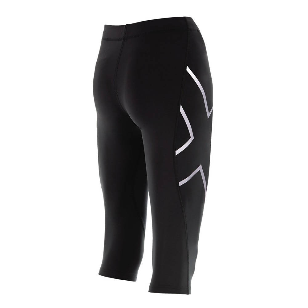 ツー・タイムズ・ユー（2XU）（レディース）コンプレッション 3/4タイツ WA4175B-BLK/SIL