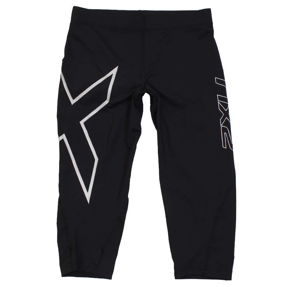 ツー・タイムズ・ユー（2XU）（レディース）コンプレッション 3/4タイツ WA4175B-BLK/SIL