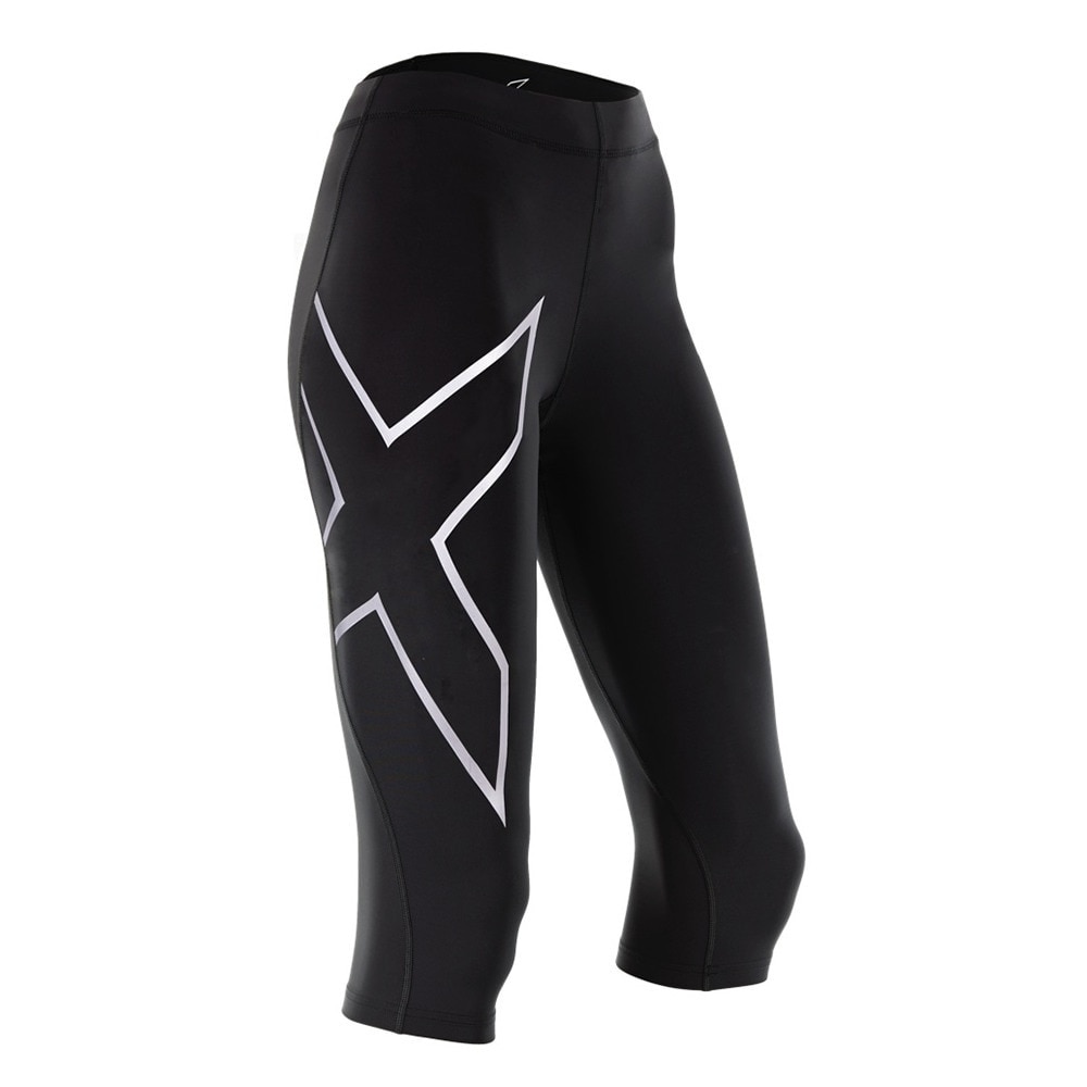 ２ＸＵ コンプレッション 3/4タイツ WA4175B-BLK/SIL Ｍ 217 ウェア