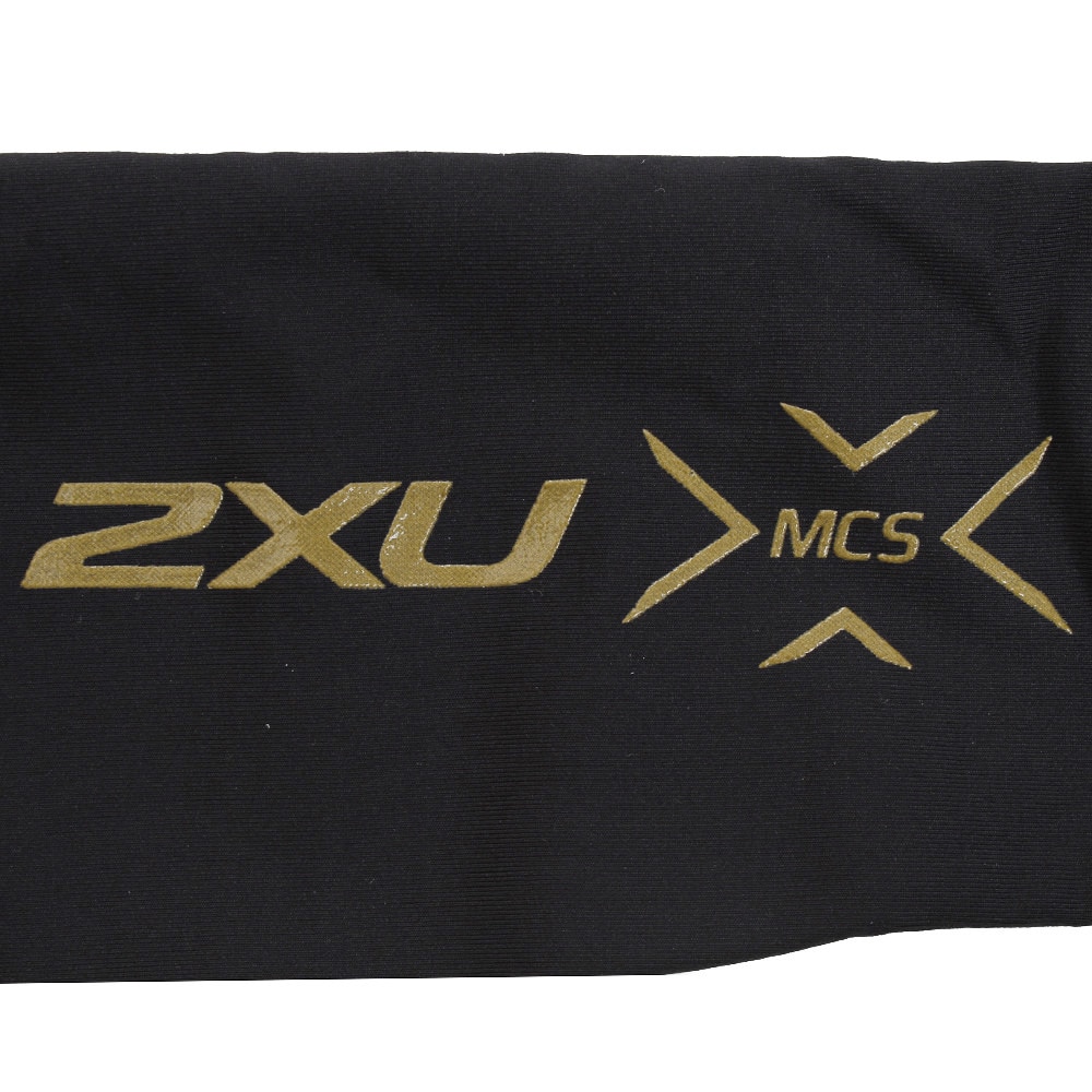 ツー・タイムズ・ユー（2XU）（メンズ、レディース）MCSエリートコンプレッションアームガード UA3513A-BLK/GLD