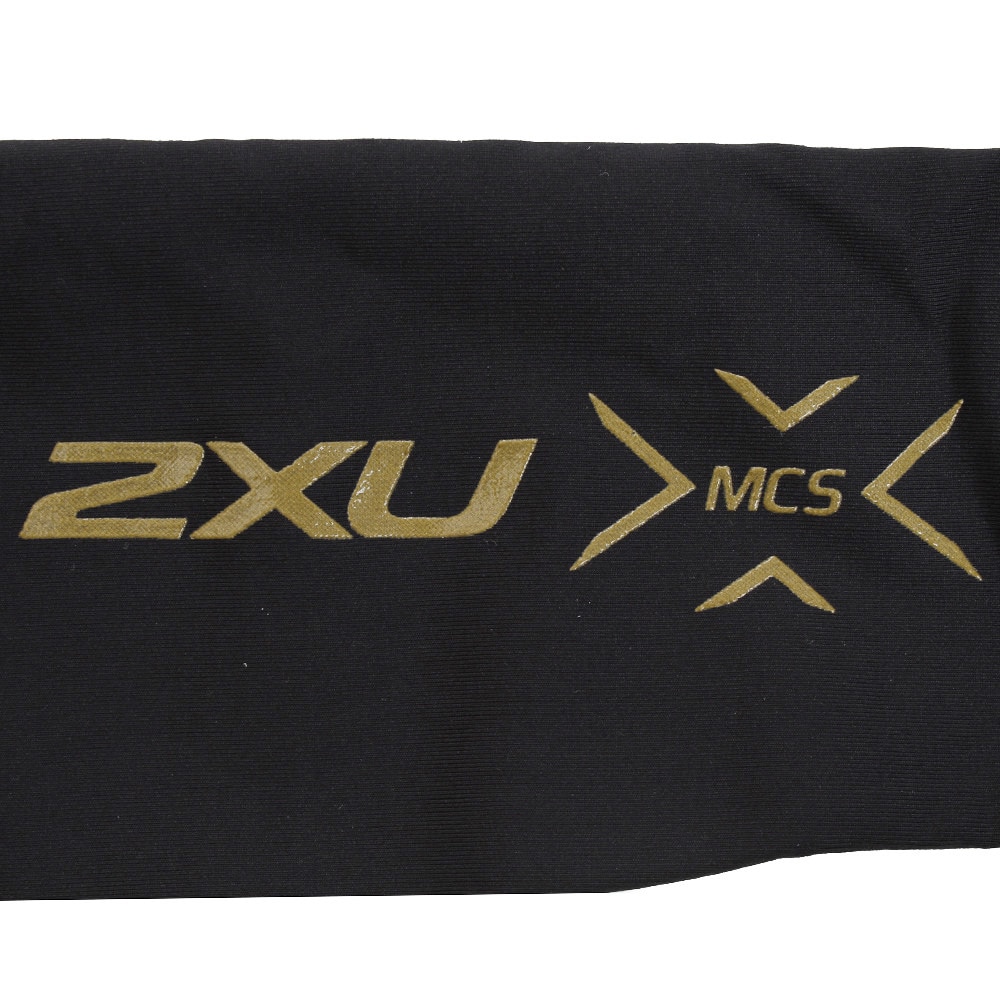 ツー・タイムズ・ユー（2XU）（メンズ、レディース）MCSエリート コンプレッション アームガード UA3513A-BLK/GLD