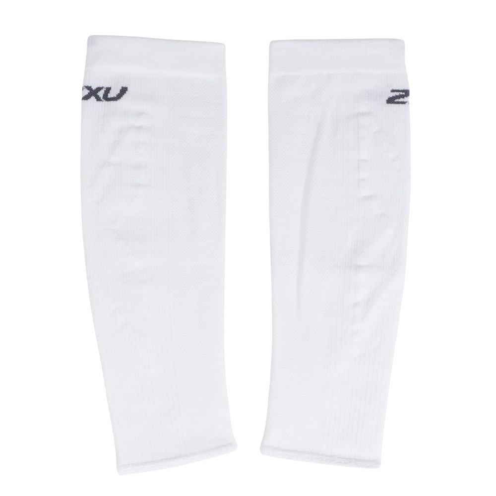 ツー・タイムズ・ユー（2XU）（メンズ、レディース）PWX コンプレッション カーフスリーブ UA5458B-WHT/WHT