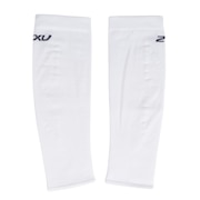 ツー・タイムズ・ユー（2XU）（メンズ、レディース）PWX コンプカーフスリーブ UA5458B-WHT/WHT